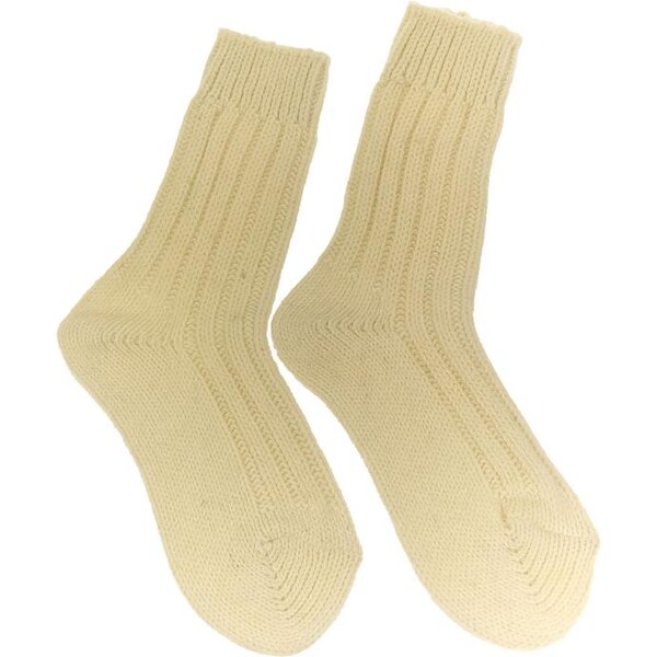 JOHN-C Luxusné béžové ponožky ALPAKA 28146343