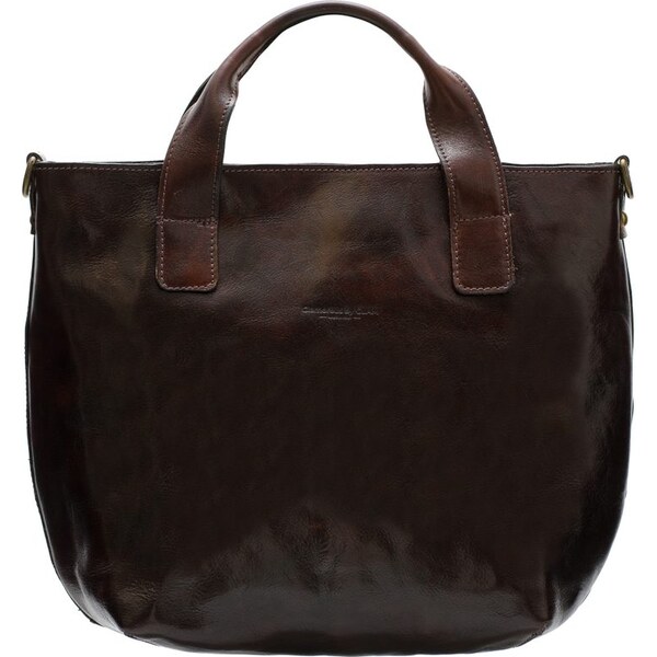 Glamorous by GLAM Santa Croce Kožená kabelka do ruky väčšia - tmavo 28162446