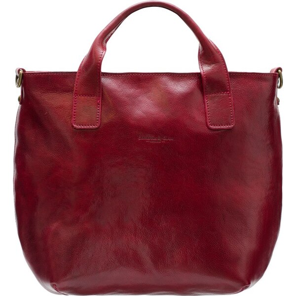 Glamorous by GLAM Santa Croce Kožená kabelka do ruky väčšia - vínová 28162447