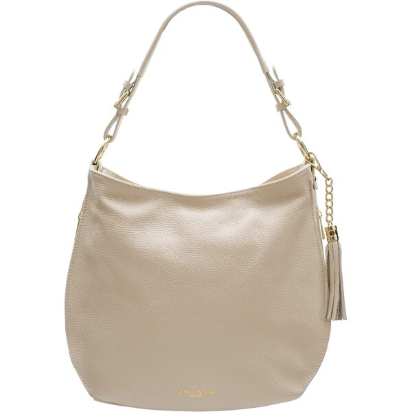 Glamorous by GLAM Dámská kožená kabelka přes rameno se zlatým kováním 65462389