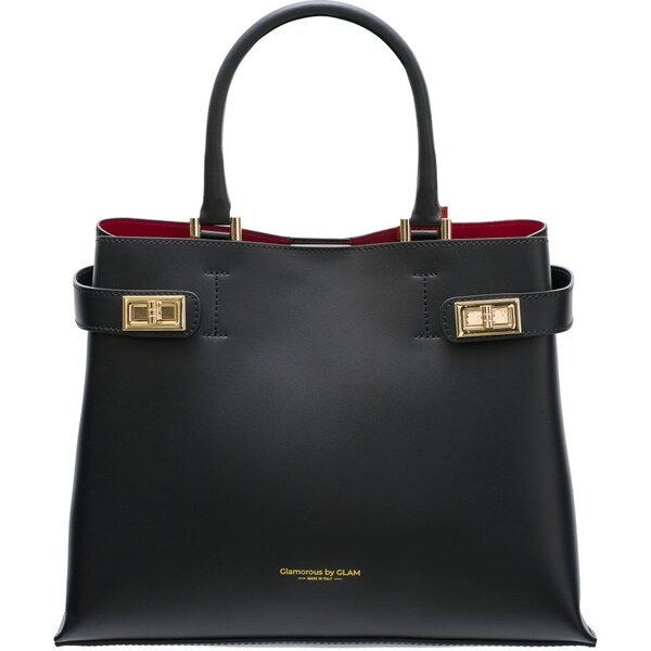 Glamorous by GLAM Dámska exkluzívna kabelka so zlatými detailmi - 28186908