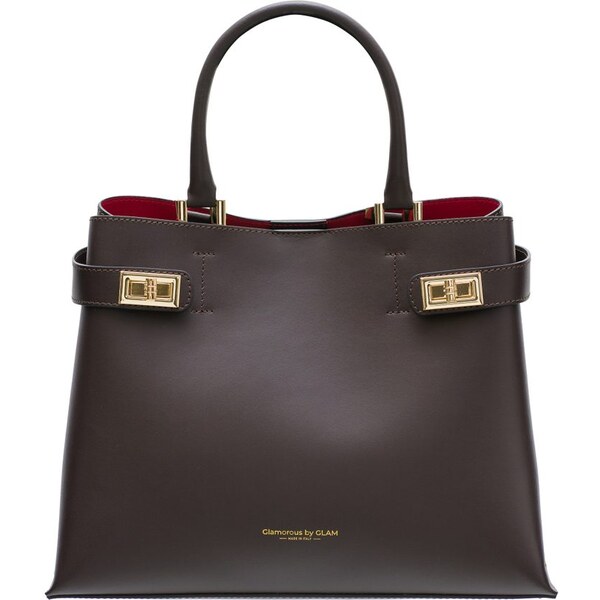 Glamorous by GLAM Dámska exkluzívna kabelka so zlatými detailmi - 28186905