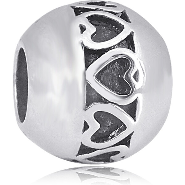 Lindas Jewelry Prívesok Spojené Srdcia chirurgická oceľ IP019 64282596