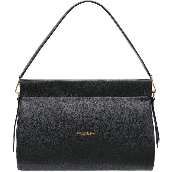 Glamorous by GLAM Dámska exkluzívna kožená kabelka s magnetmi - čierna 28194926