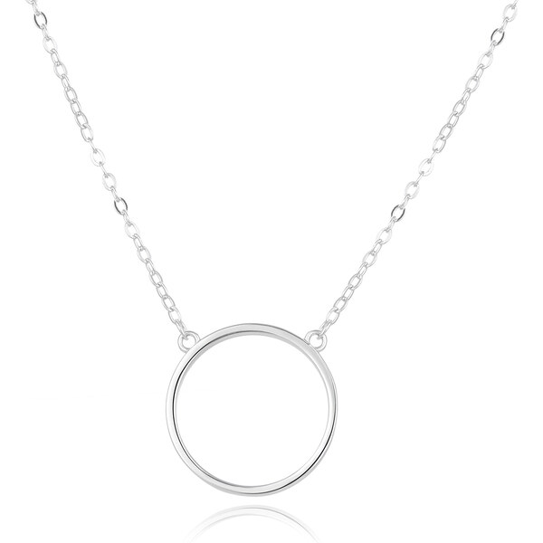 Beneto Minimalistický strieborný náhrdelník AGS1163/47 66593471