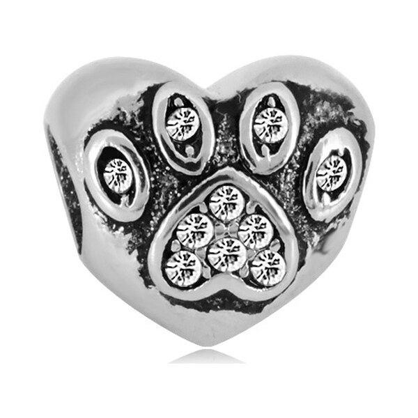 Lindas Jewelry Prívesok Tlapka chirurgická oceľ IP026 64282348