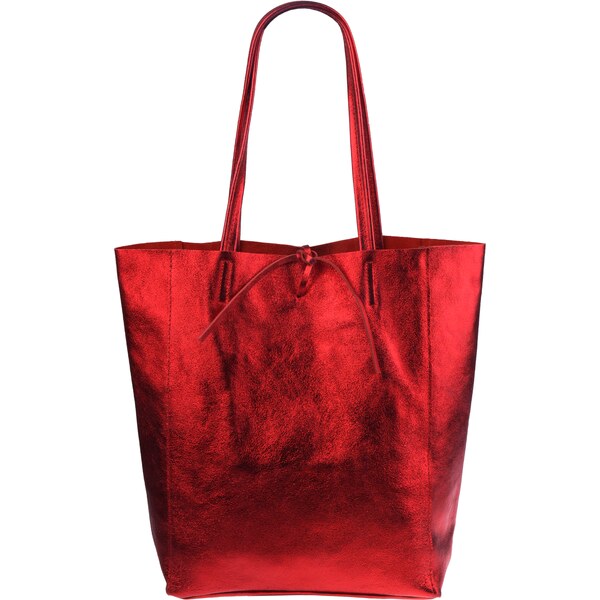 Červená kožená talianska kabelka Annalisa Rossa Lucida NovaKabelka.sk 28234871