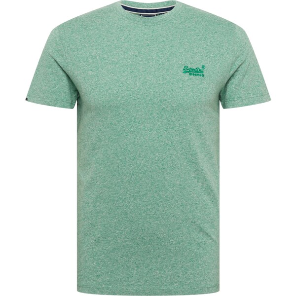 Superdry Tričko ESSENTIAL zelená melírovaná 32440468