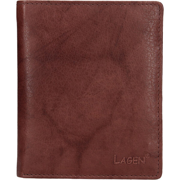Pánska kožená peňaženka LAGEN 1108/L hnedá 28213352