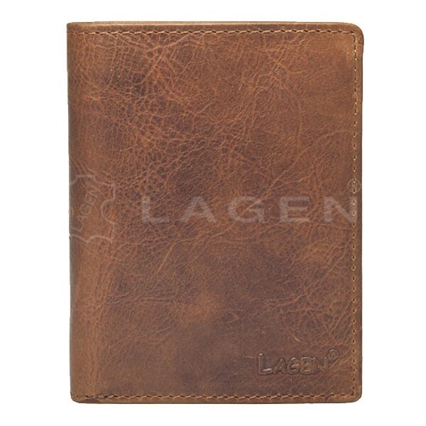 Pánska kožená peňaženka LAGEN 2001/V hnedá 28213355
