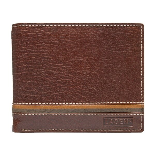 Pánska kožená peňaženka LAGEN 614796 mandarinka 28213368