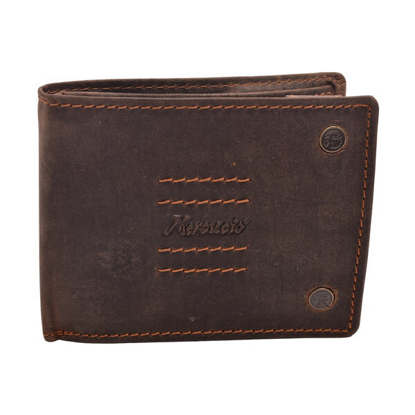 Pánska kožená peňaženka MERCUCIO 2911797 TMAVO HNEDÁ 28213459
