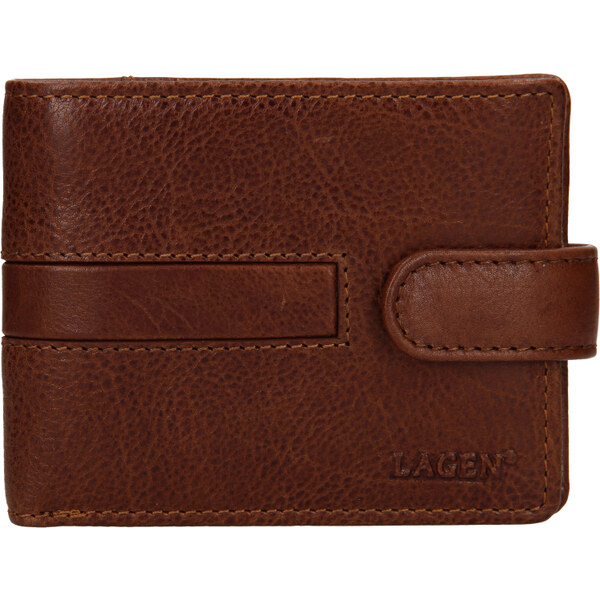 Pánska kožená peňaženka LAGEN 1997/T - SVETLOHNEDÁ - TAN 28213570