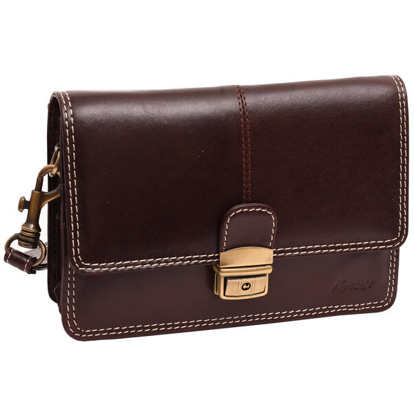 Kožená etue taška MERCUCIO čokoládová 3711646 28213594