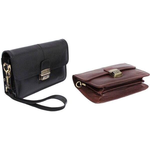 Kožené etue MERCUCIO 3711571 hnedá 62823185