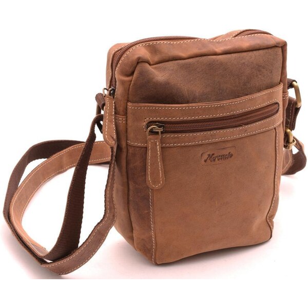 Mercucio PÁNSKA KOŽENÁ TAŠKA 250587 svetlý tan 28245529