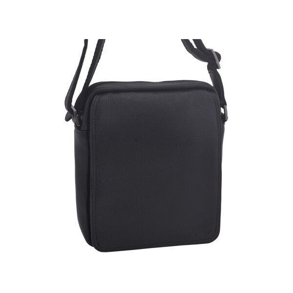 Mercucio Pánske kožené crossbody čierna nappa 250589 28245534