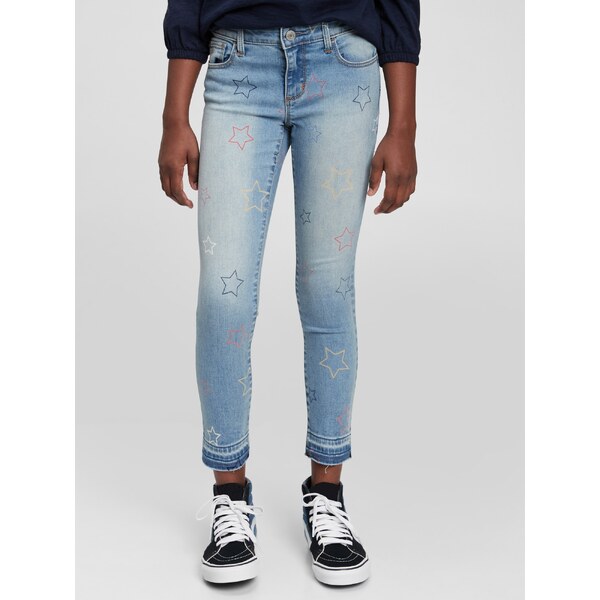 GAP Dievčenské skinny džínsy hvězdy 754757-00 66268600