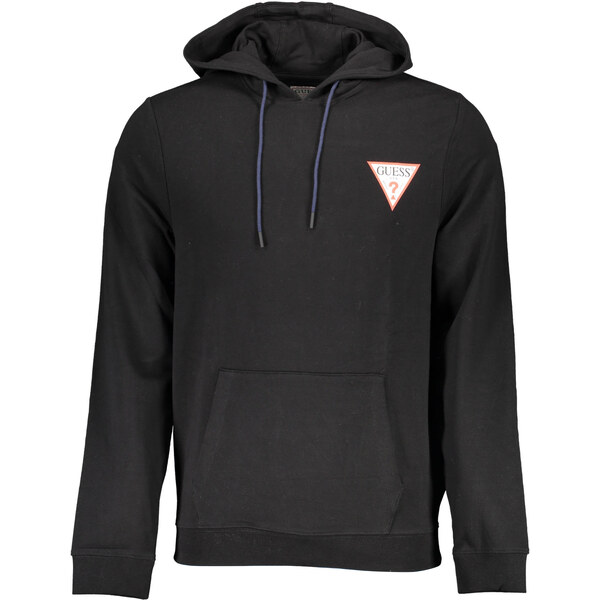 Čierna mikina s kapucňou GUESS JEANS 64707010