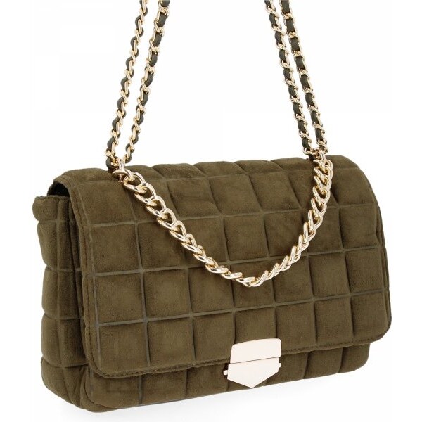 Dámska kabelka listonoška Potri zelená PF801 28324534