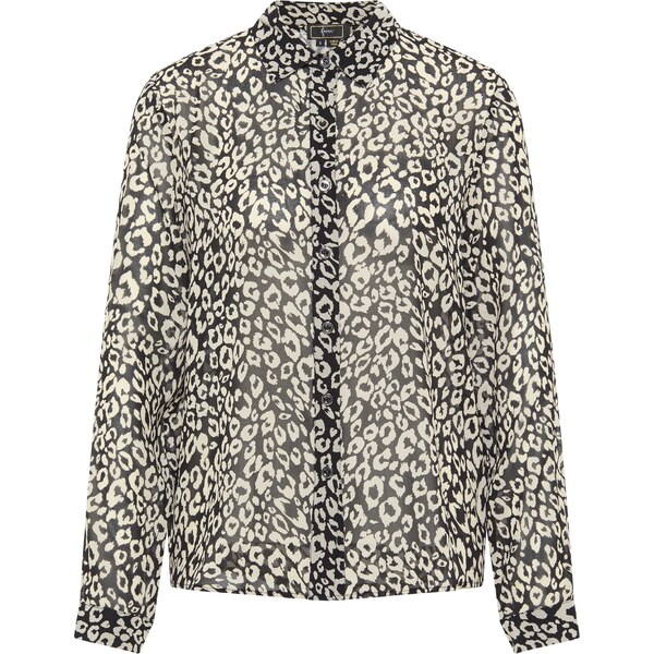 faina Blúzka čierna / biela ako vlna 65809393