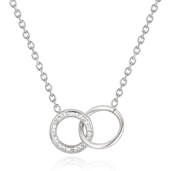 Troli Minimalistický oceľový náhrdelník VJMS004NS 66991467