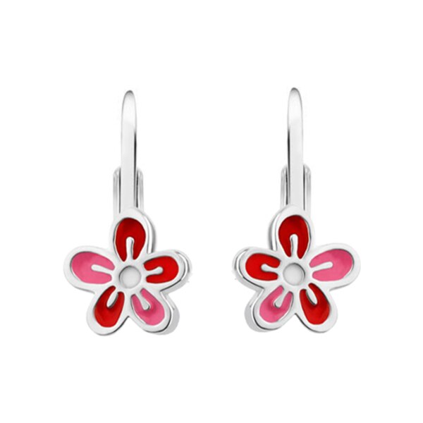 Ligot Detské strieborné náušnice kvietky 46720258