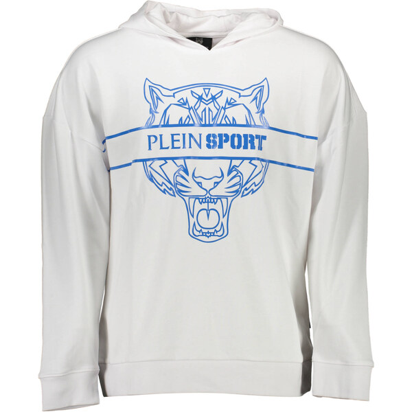 Biela mikina PLEIN SPORT s kapucňou 64707659