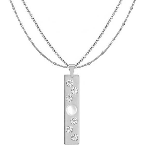 SWAROVSKI Elements Swarovski e. náhrdelník Patchwork s platničkou 28439331