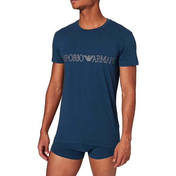 Pánsky set tričko + trenírky 111604 1A516 - 24334 - Modrá - Emporio 28458034