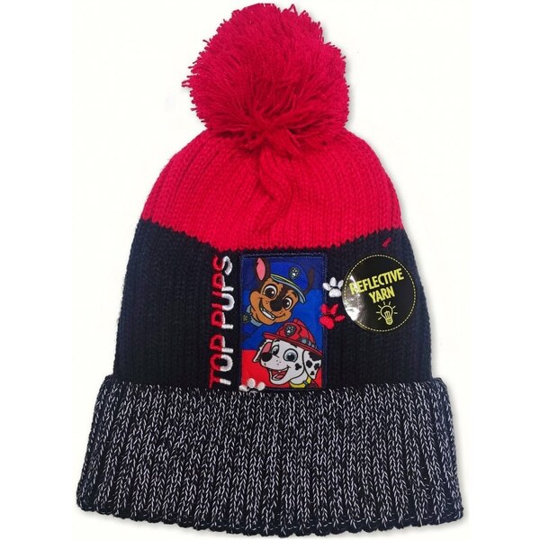SunCity Chlapčenská čiapka z reflexnej priadze Labková patrola - Paw 28442707
