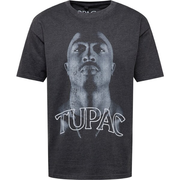 Mister Tee Tričko Tupac Up sivá / tmavosivá / biela 63261755