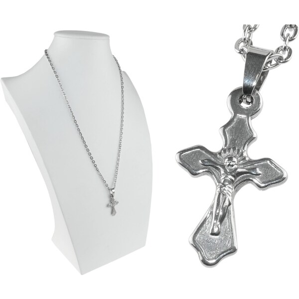 CITY STORM Retiazka s príveskom kríž s Ježišom Kristom z chirurgickej 66889222