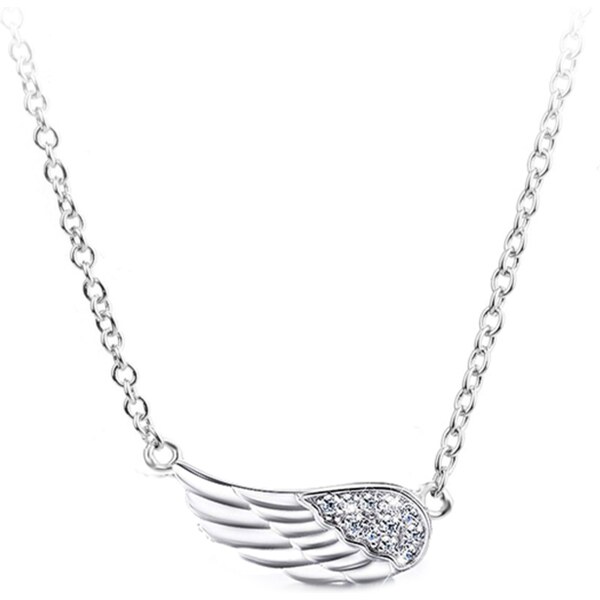 Ligot Strieborný náramok s príveskom krídla 46720204