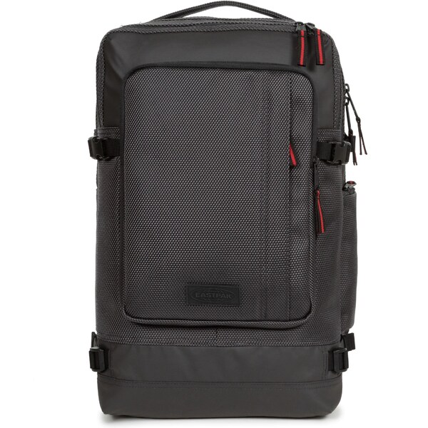 EASTPAK Batoh Tecum sivá / ohnivo červená 54227835