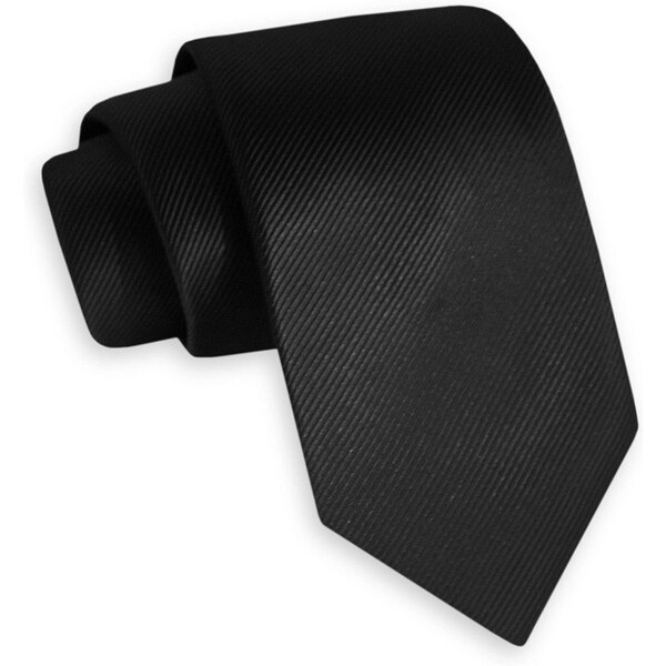 Elegantná kravata v čiernej farbe Angelo di Monti 57796020