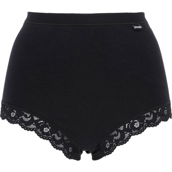 Glara Čipkované bavlnené nohavičky s extra vysokým pásom 36988829