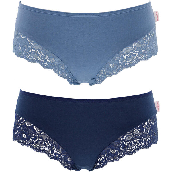 Glara Francúzske čipkované nohavičky 2 PACK 32846048