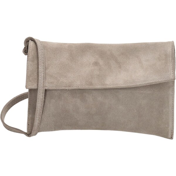 Charm London Sivá spoločenská listová kabelka s náramkom „Pearl“ 64840990