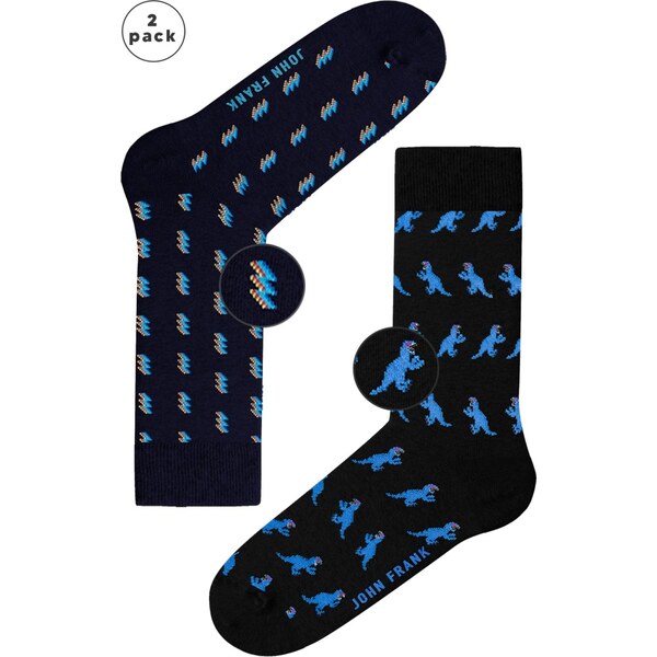 Pánske ponožky John Frank JF2LS21W53 2Pack 52917918