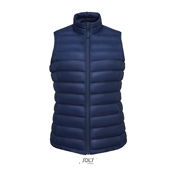 Dámská prošívaná péřová slim fit vesta se stojáčkem Sols 65850092