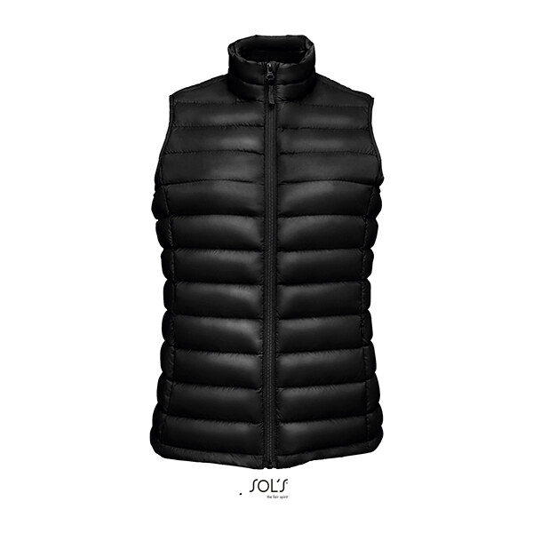 Dámská prošívaná péřová slim fit vesta se stojáčkem Sols 65850093