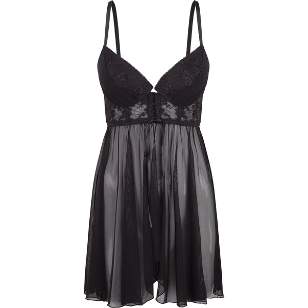 LASCANA Negližé Temptation čierna 28537403