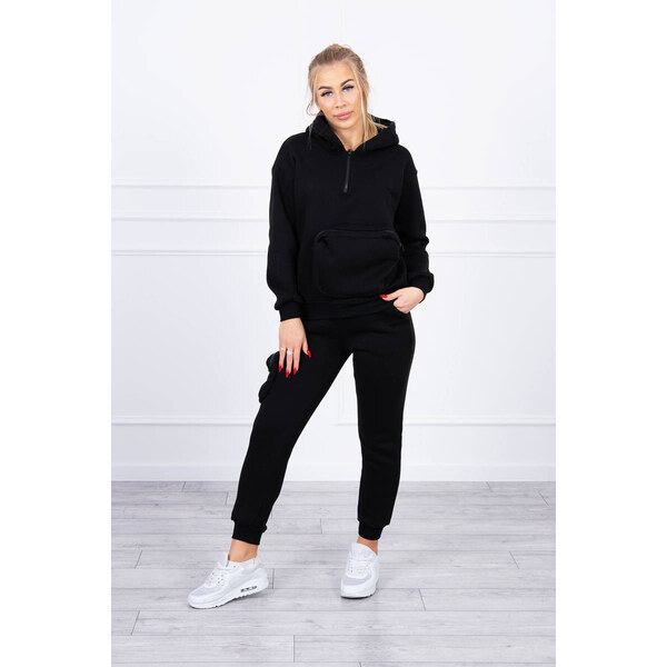 MladaModa Zateplená tepláková súprava s veľkým vreckom model 9324 28959350