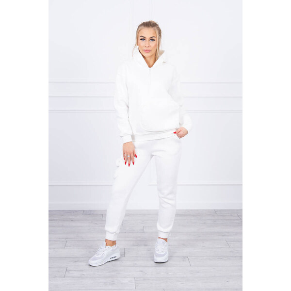 MladaModa Zateplená tepláková súprava s veľkým vreckom model 9324 28959356