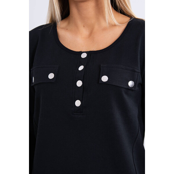 MladaModa Tepláková súprava z ozdobnými kovovými patentkami model 3D 28959369