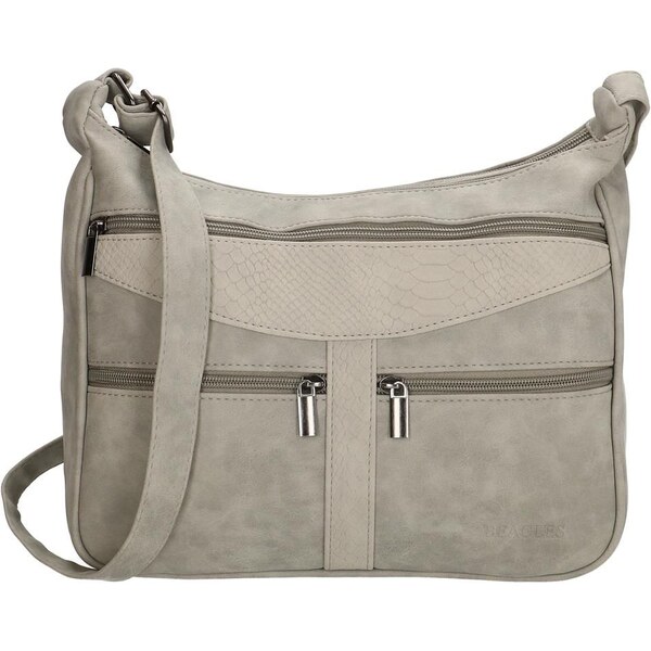 Beagles Sivá elegantná kabelka cez rameno „Nemesis“ 28662310