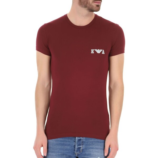 Pánske tričko - 111035 1A526 - 00076 - vínová - Emporio Armani 28664414