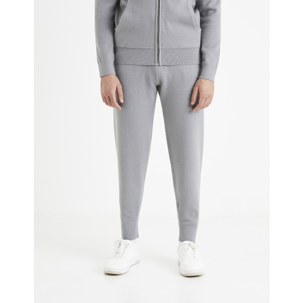 Šedé pánske tepláky Celio 50500972