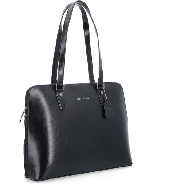 Kožená kabelka cez rameno Noelia Bolger čierna NB 0057 C 39204018